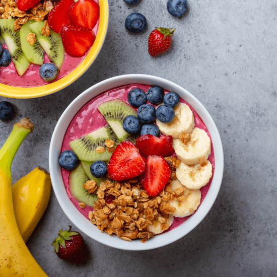 Berry Yogurt Granola Bowl