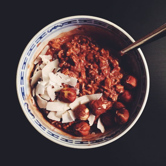 Nutella Oatmeal