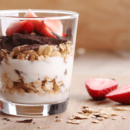 Peanut Butter Granola Parfait