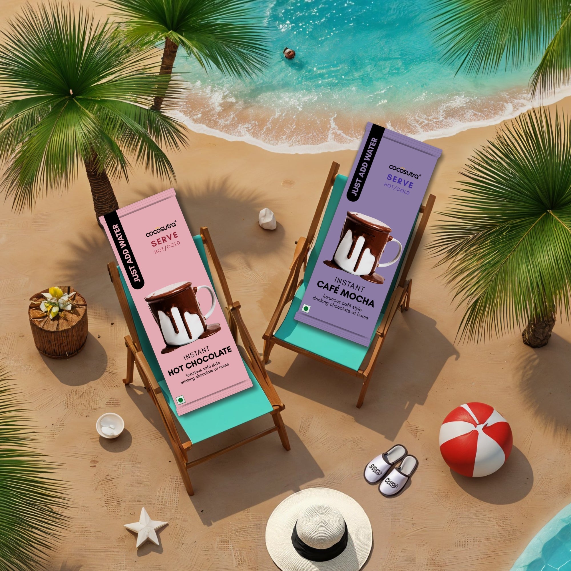 Instant Hot Chocolate and Instant Cafe Mocha | 20 Single Serves