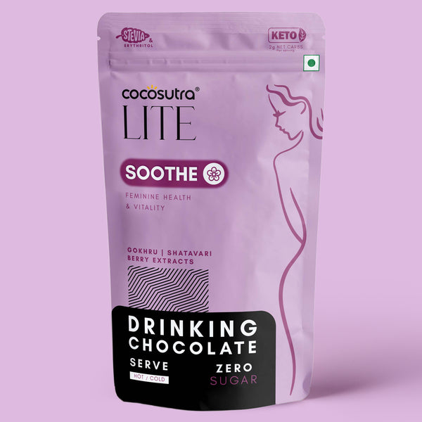 SOOTHE Sugar Free Drinking Chocolate Mix - For PMS Relief & Feminine Wellness | 200 g