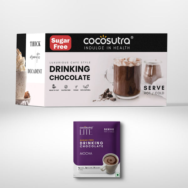 Sugar Free Drinking Chocolate Mix - Mocha | 20 Single Serves