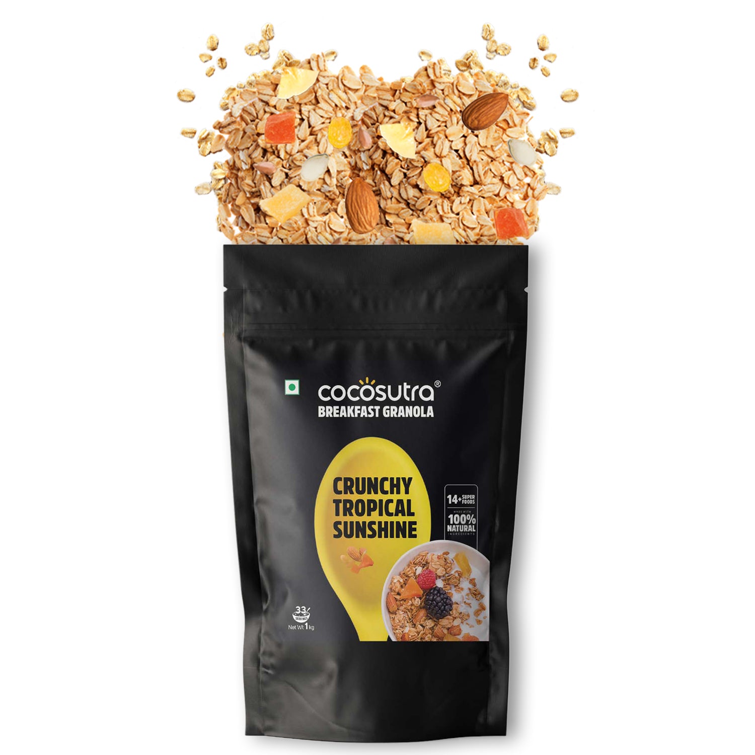 Crunchy Tropical Sunshine Breakfast Granola | 1 Kg