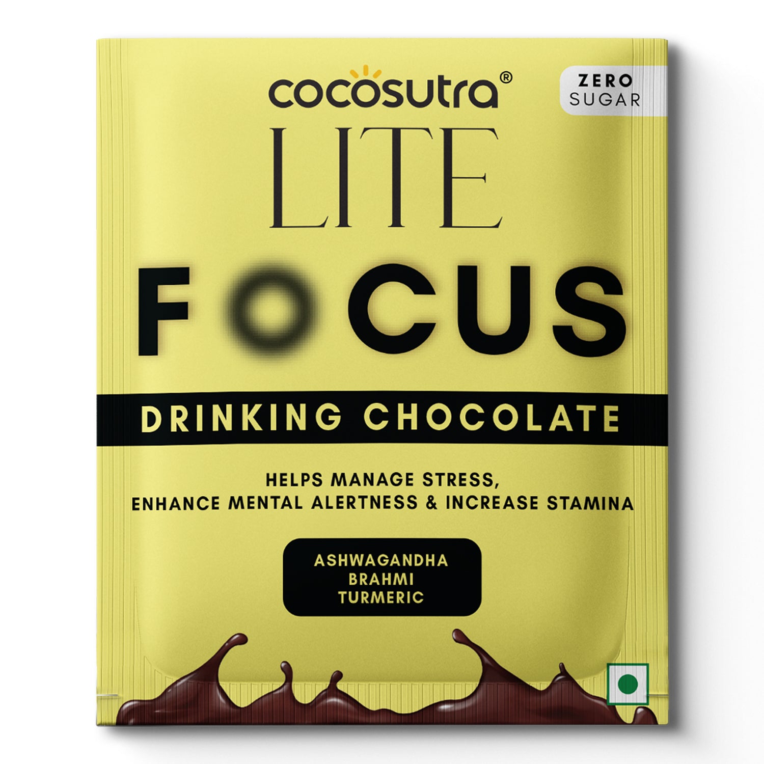 Focus | SUGAR FREE Drinking Chocolate Mix | Enhances Mental Alertness