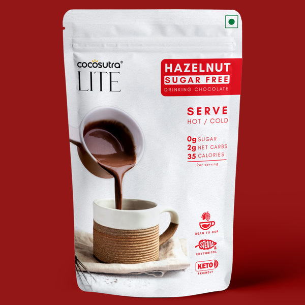 Sugar Free Drinking Chocolate Mix - Hazelnut | 200 g