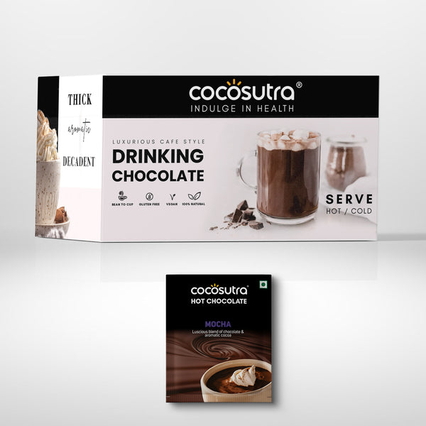 Signature Drinking Chocolate Mix - Mocha | 20 Single Serves