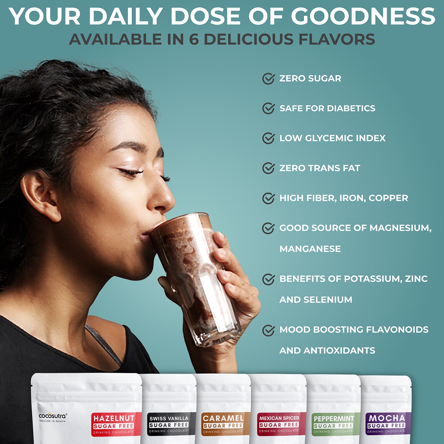 Sugar Free Drinking Chocolate Mix 200g