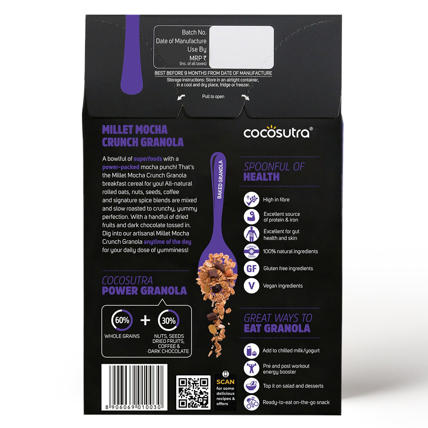 Millet Mocha Crunch Breakfast Granola