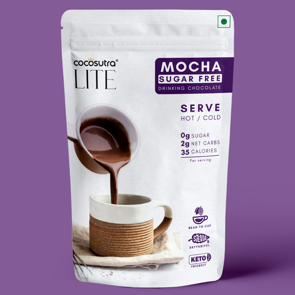 Sugar Free Drinking Chocolate Mix - Mocha | 200 g
