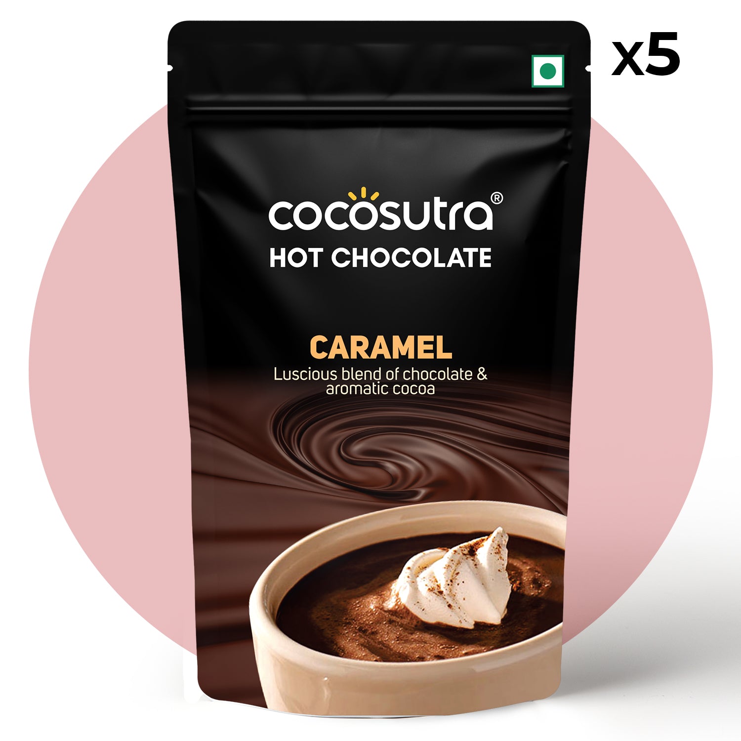 Return Gift Hamper - 5 Packs of Hot Chocolate Mix (100 g Each)