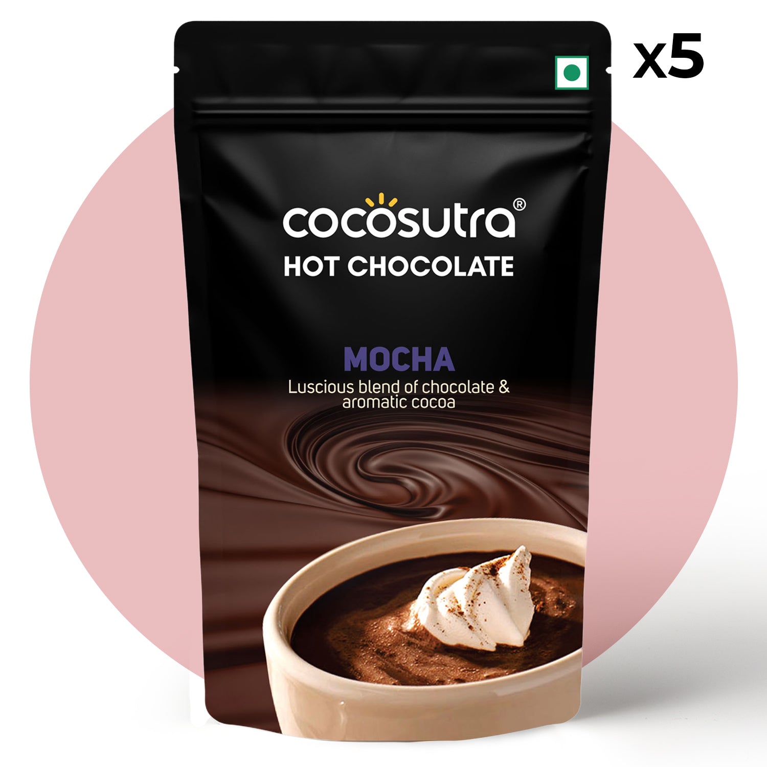 Return Gift Hamper - 5 Packs of Hot Chocolate Mix (100 g Each)