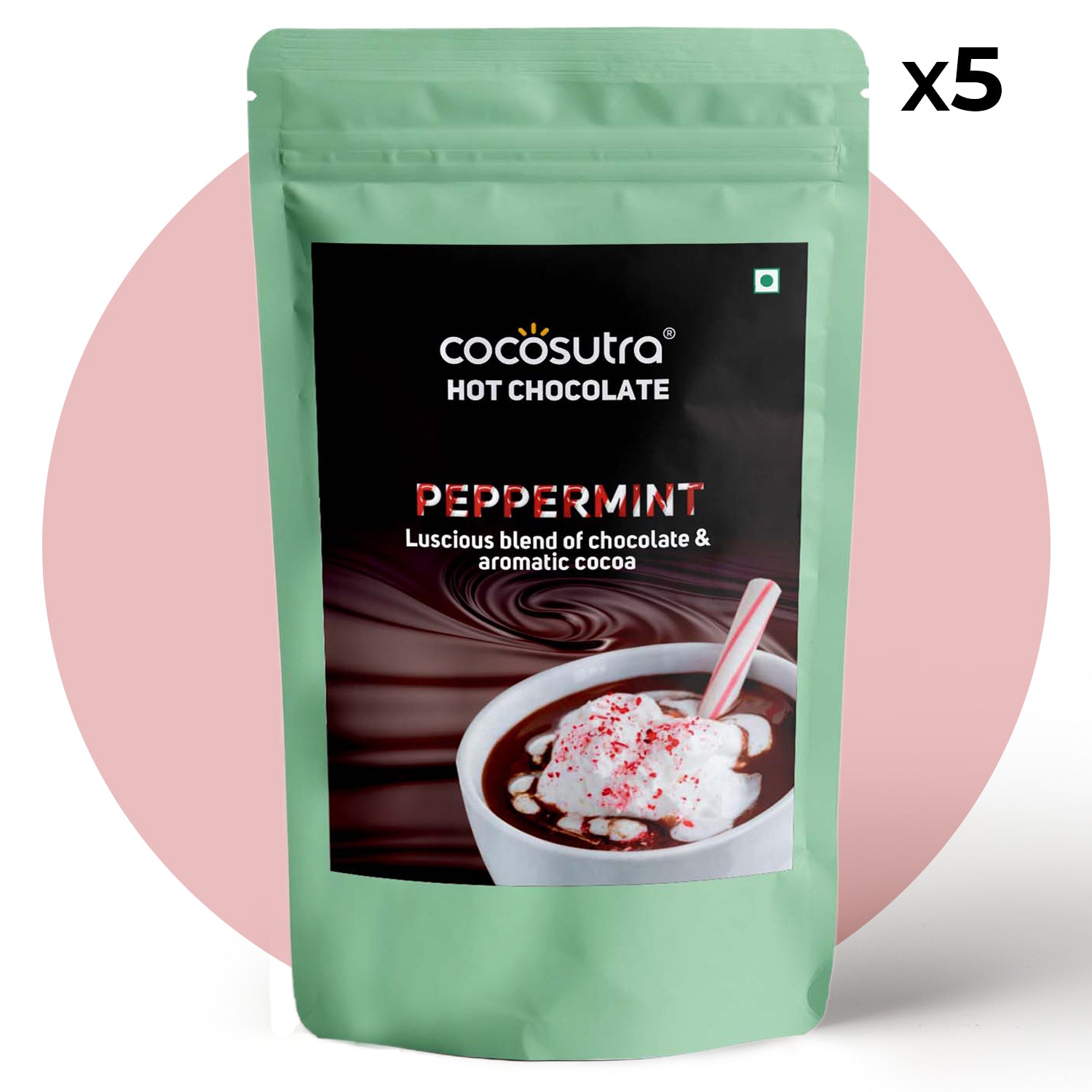 Return Gift Hamper - 5 Packs of Hot Chocolate Mix (100 g Each)