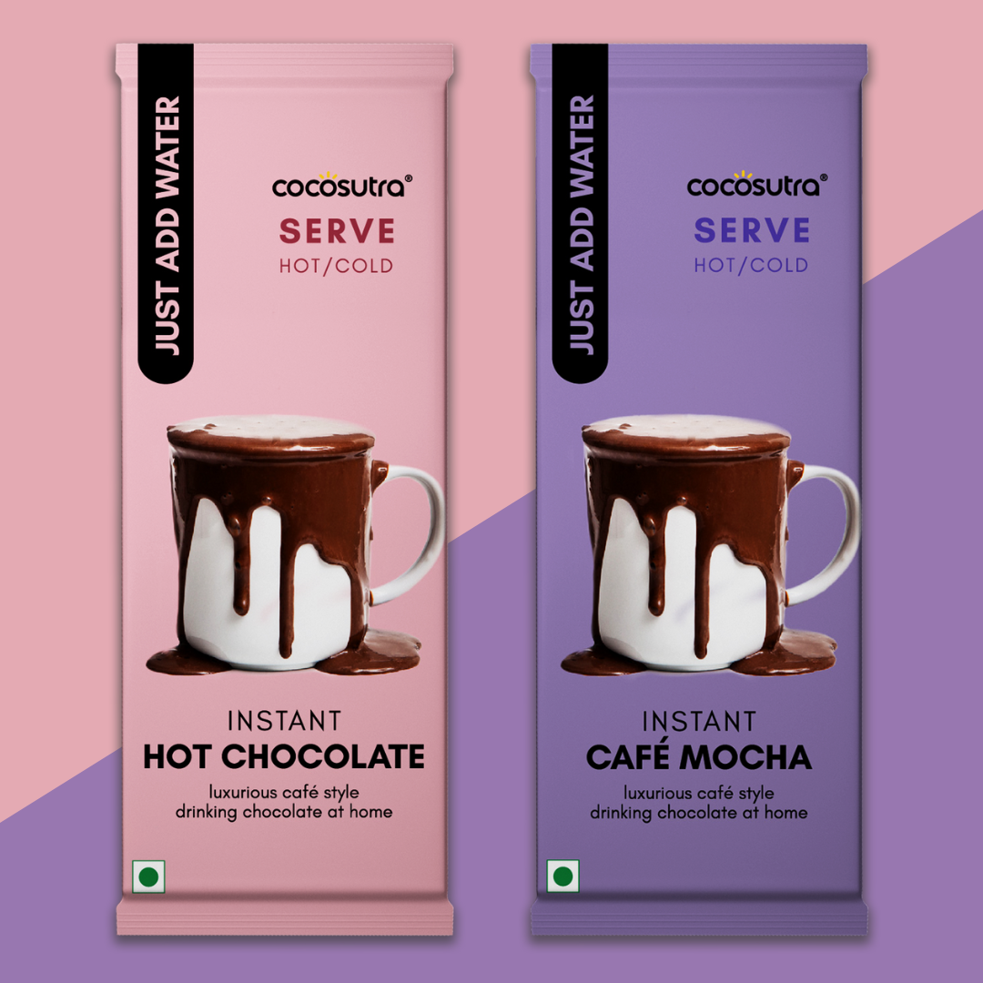 Instant Hot Chocolate and Instant Cafe Mocha | 20 Single Serves