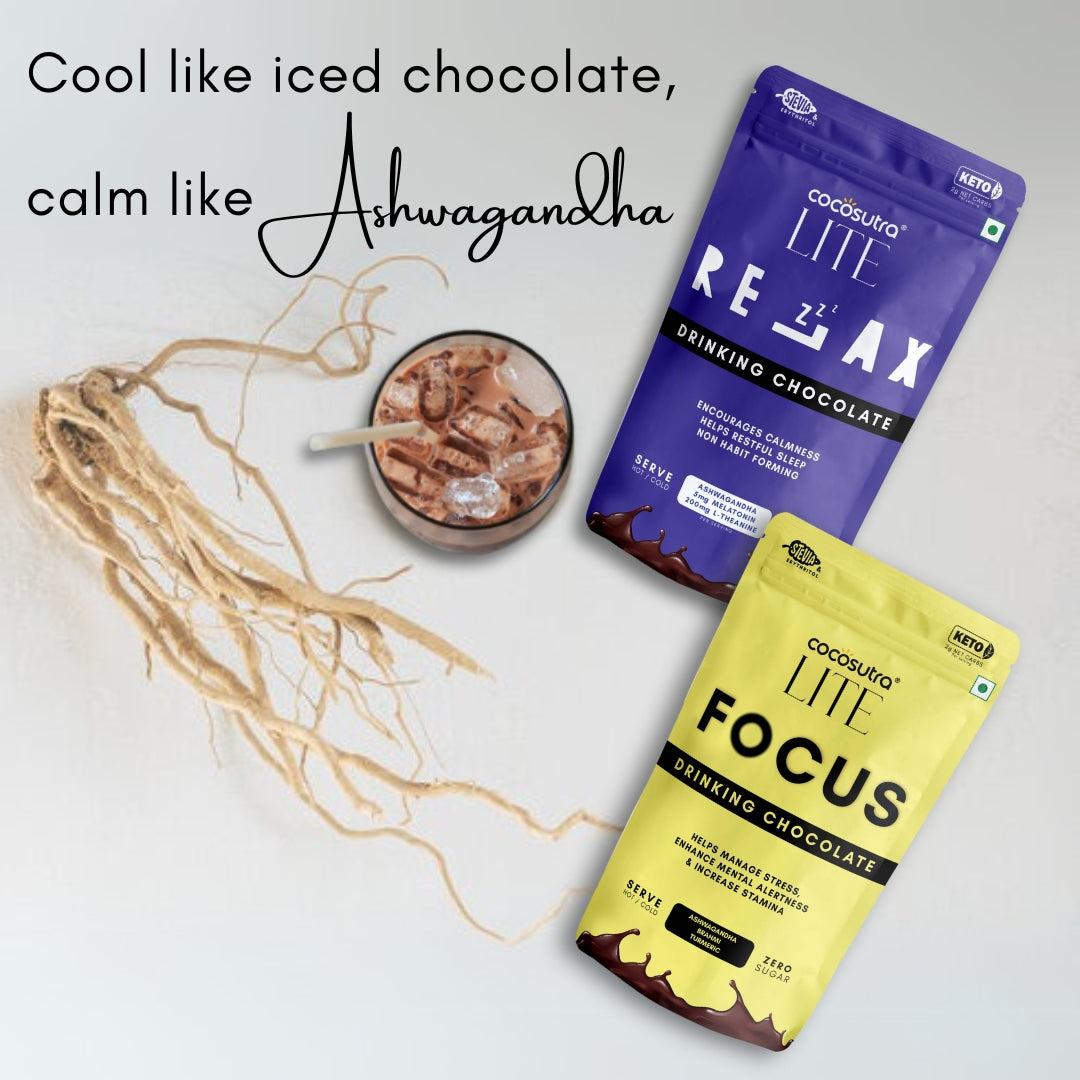 FOCUS & RELAX - Sugar Free Drinking Chocolate Mix