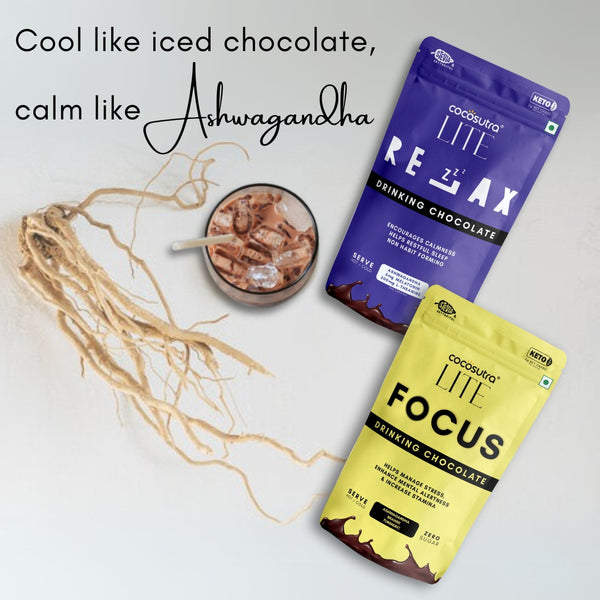 FOCUS & RELAX Sugar Free Drinking Chocolate Mix