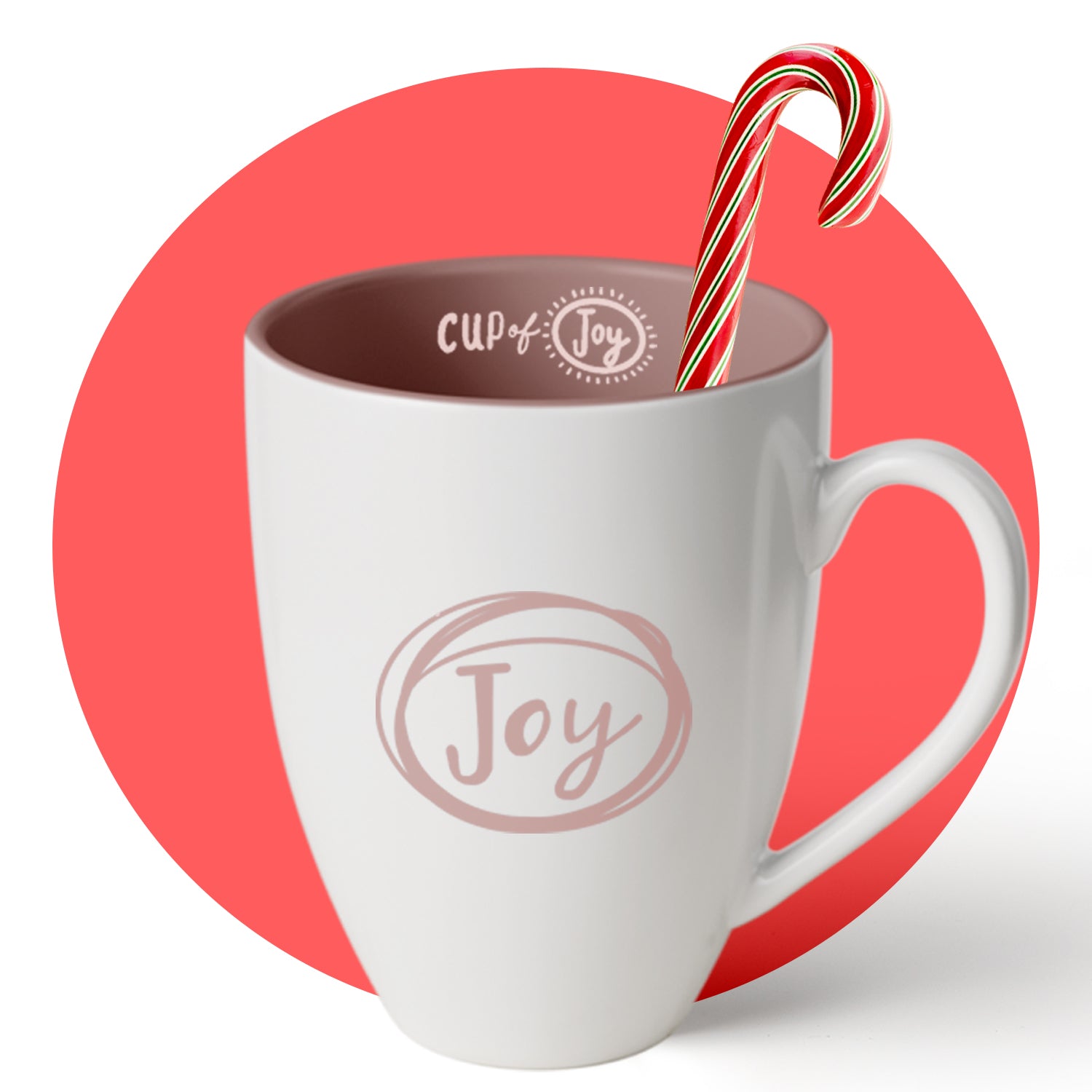 Mug with Candy Cane