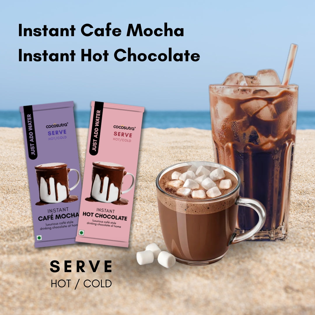 ALL in ONE | Drinking Chocolate Set | Box of 20 drinking chocolate with Marshmallow & Candy Cane, 600g