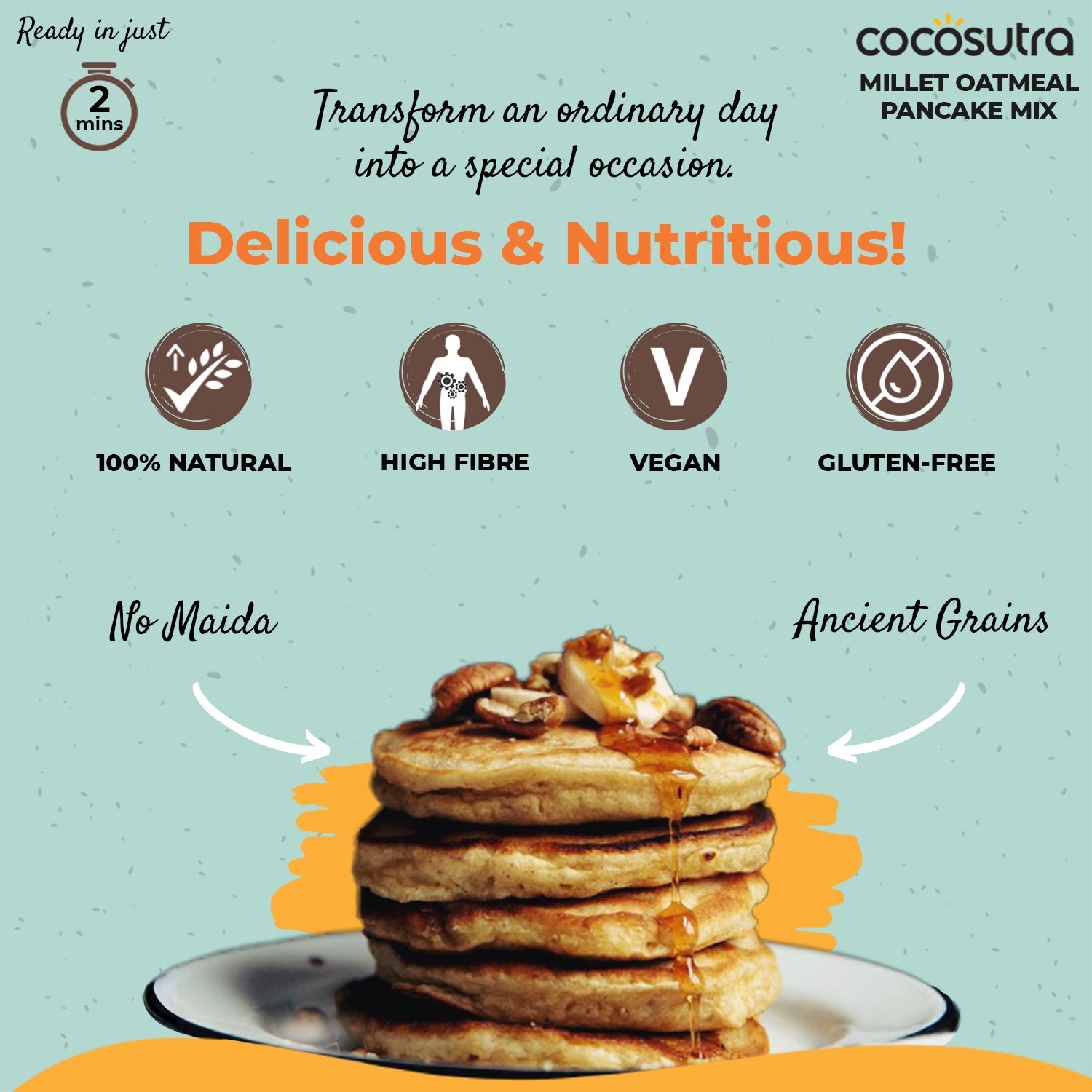 Millet Oatmeal Pancake Mix Benefits