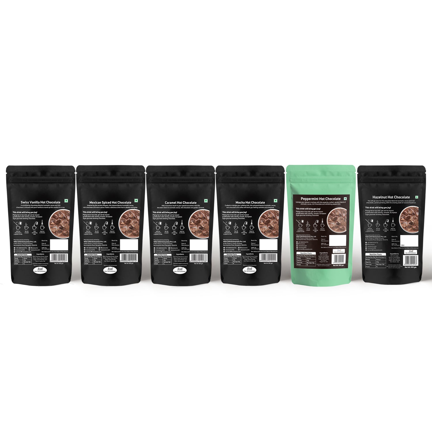 Cocosutra Hot Chocolate Hamper with Mug Back