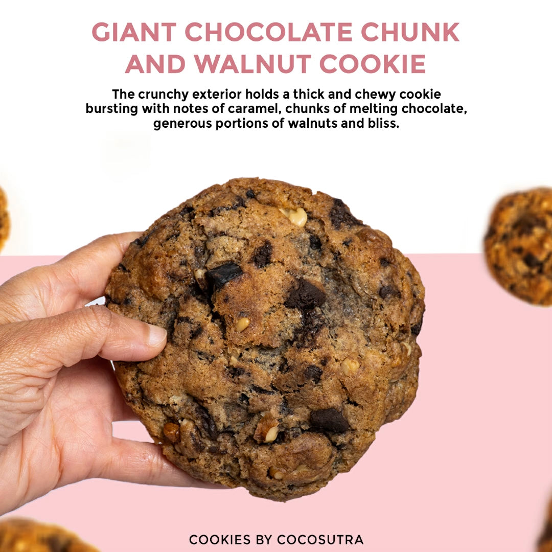 Cocosutra Giant Walnut Chocolate Chunk Cookies