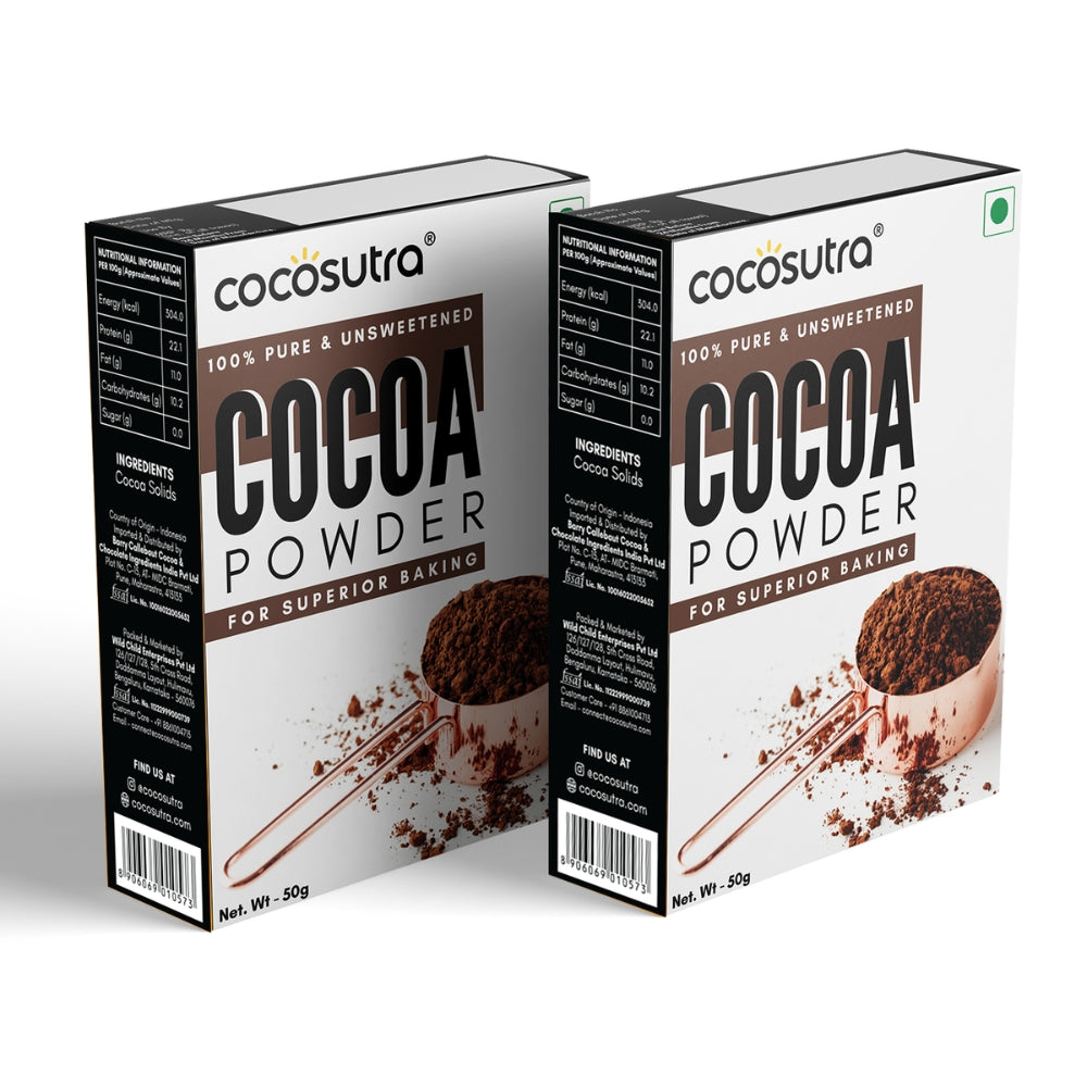 Cocoa Powder, 100g | Pack of 2 | 50g each
