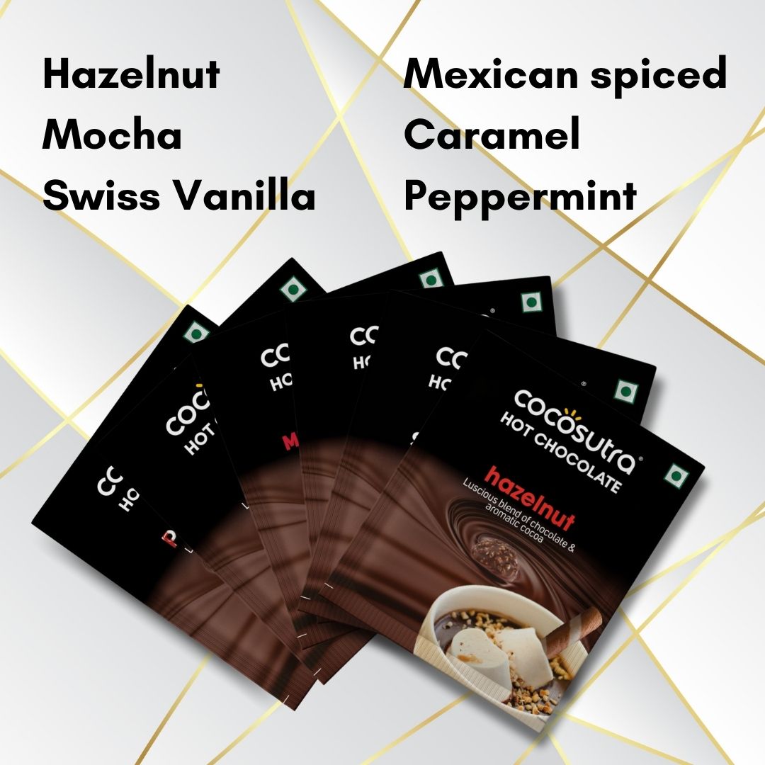 Just for Dad | 20 Drinking Chocolate Blends + Marshmallows, Candle & Message Card, 600g, Father's Day Special