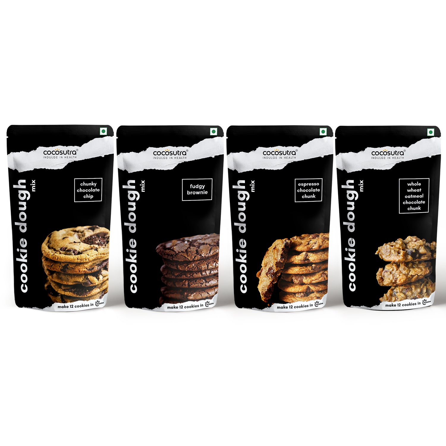 Cookie Dough Mix Combo | Pack of 4 | 860 g