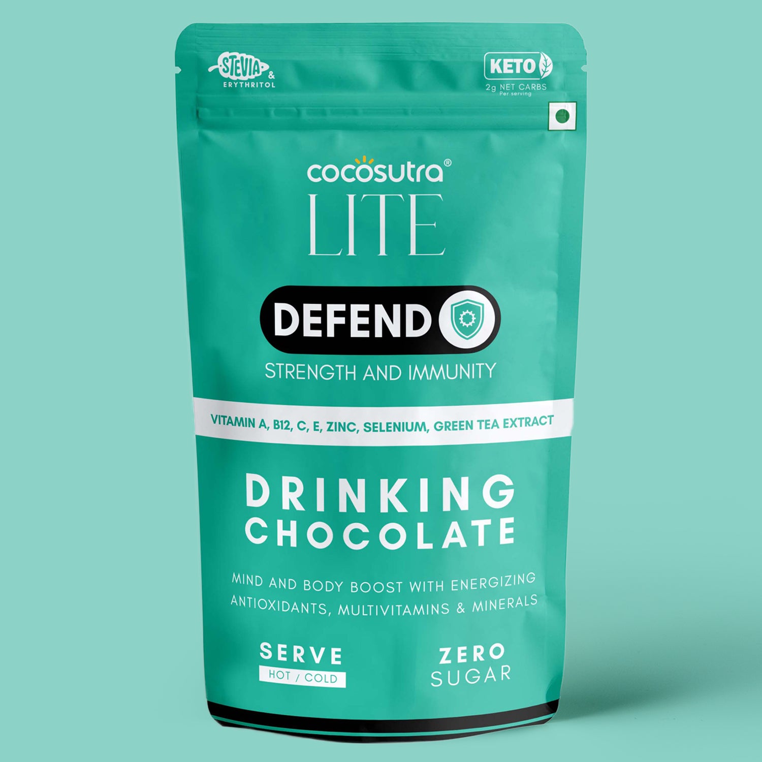 DEFEND - Sugar Free Drinking Chocolate Mix | For Strength & Immunity