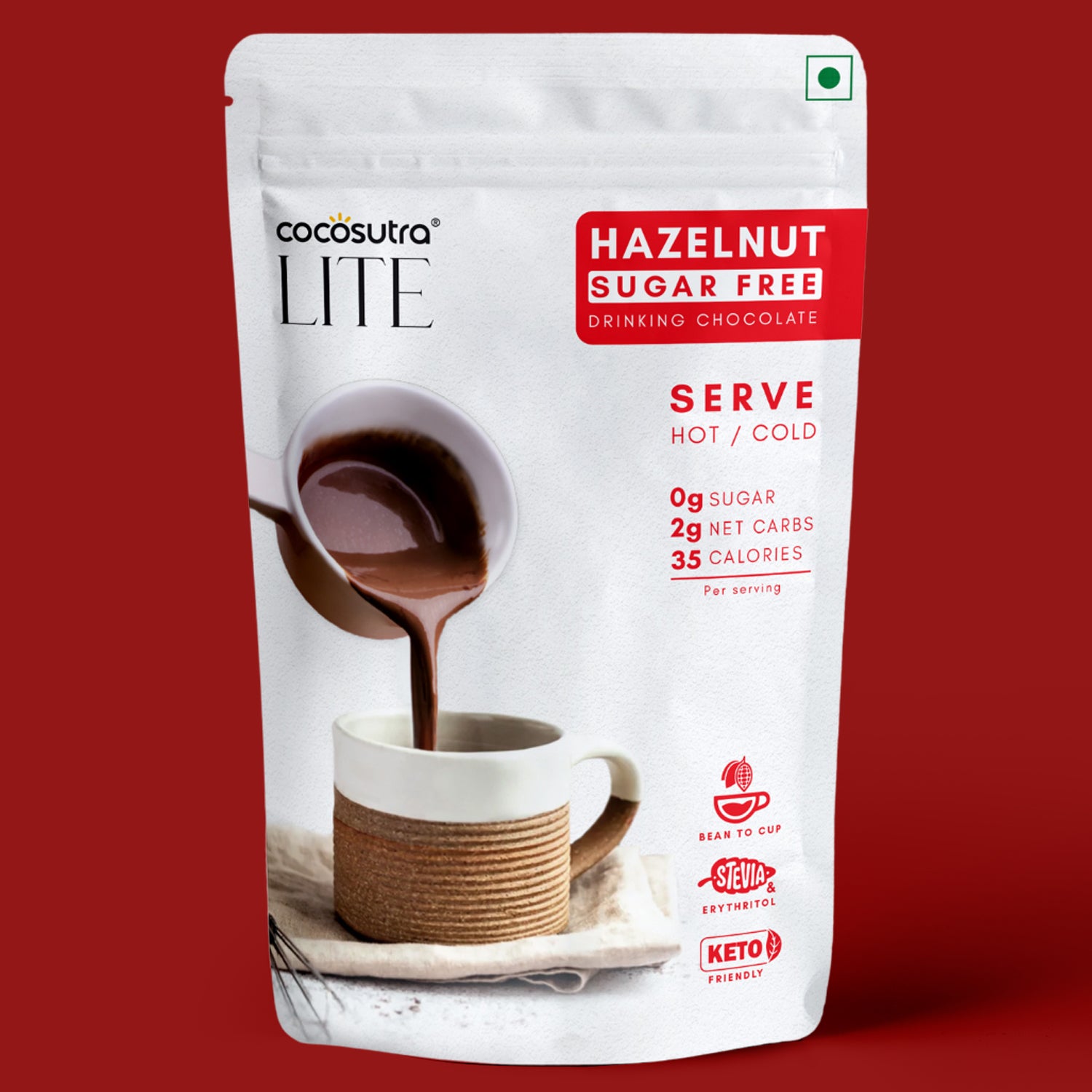 SUGAR FREE Drinking Chocolate Mix - Hazelnut