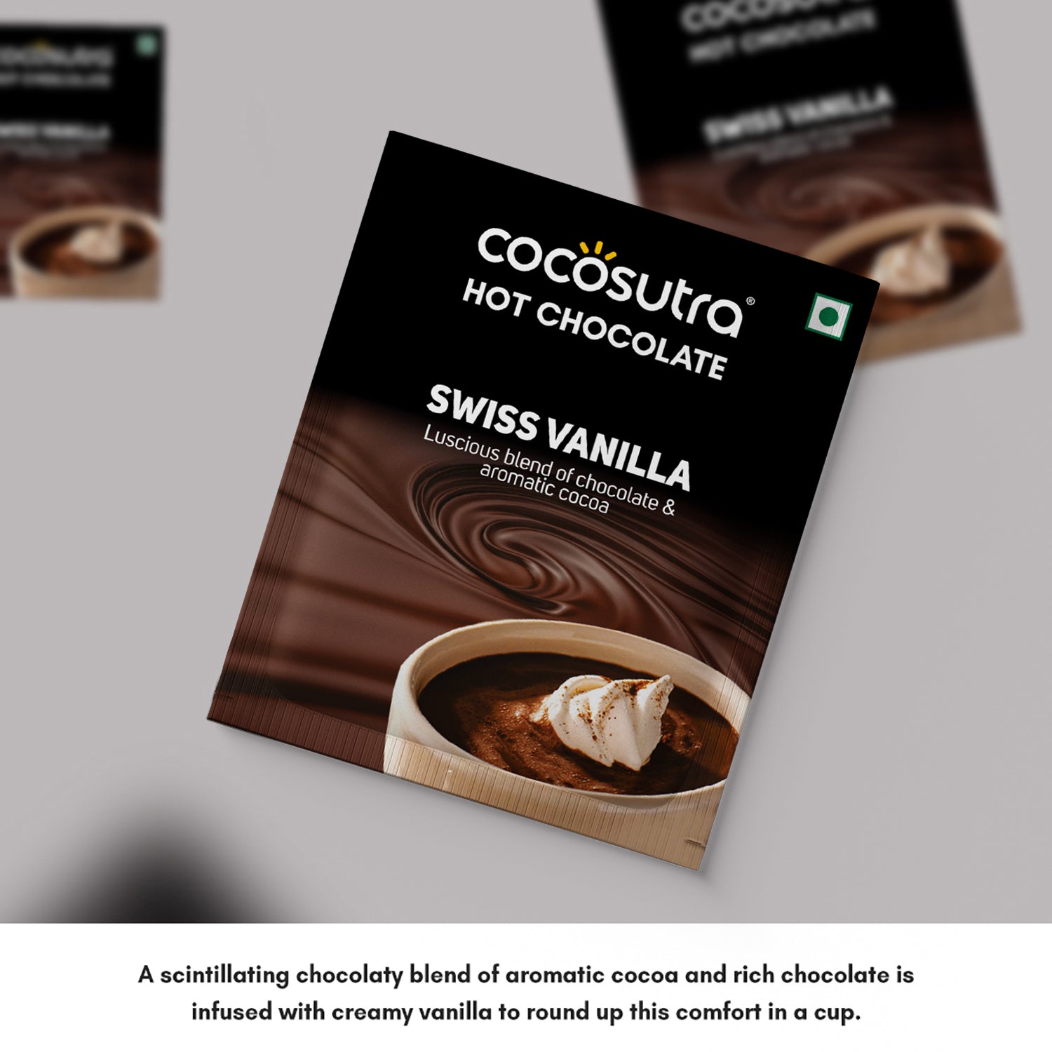 Swiss Vanilla Hot Chocolate Travel Friendly Gift Hamper | 20 Single Serves