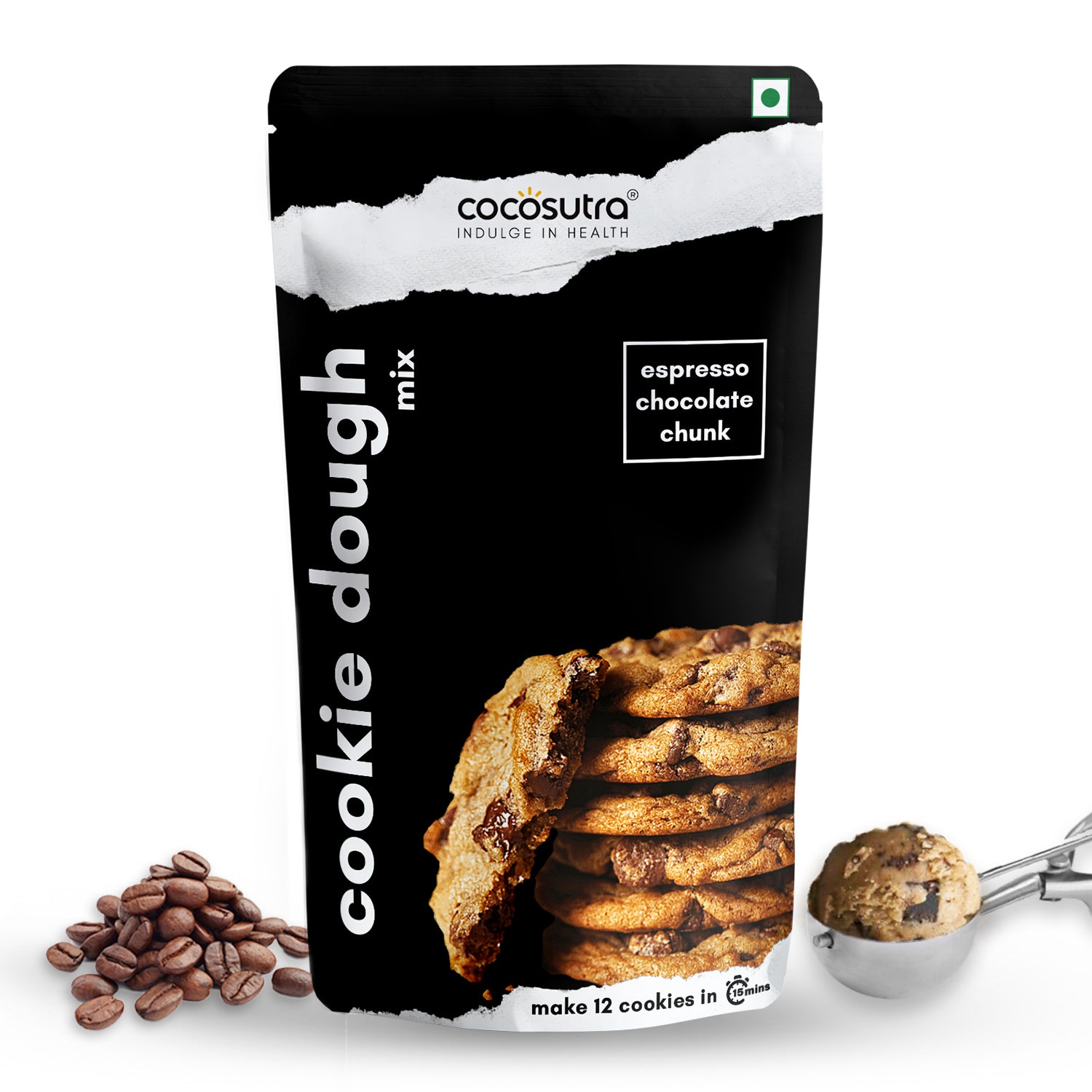 Espresso Chocolate Chunk Cookie Dough Mix | 220 g