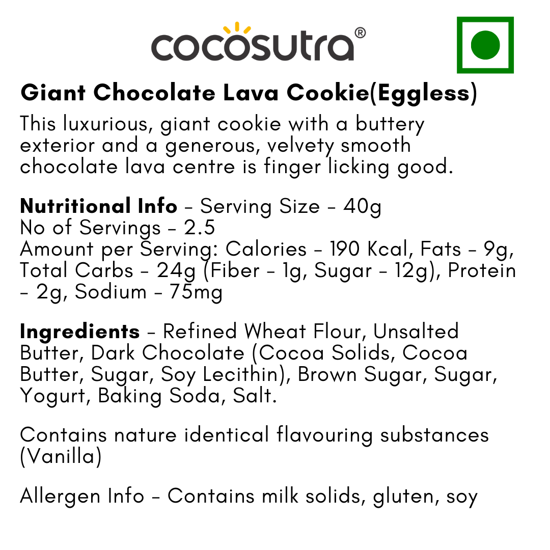 GIANT Gourmet Cookies – 100g each