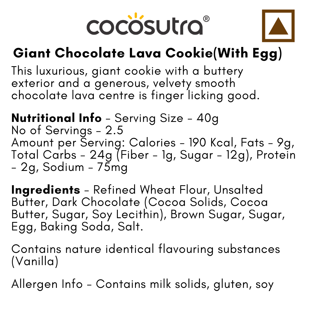 GIANT Gourmet Cookies – 100g each