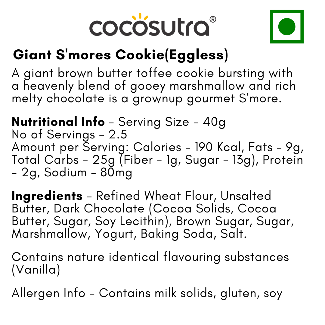 GIANT Gourmet Cookies – 100g each