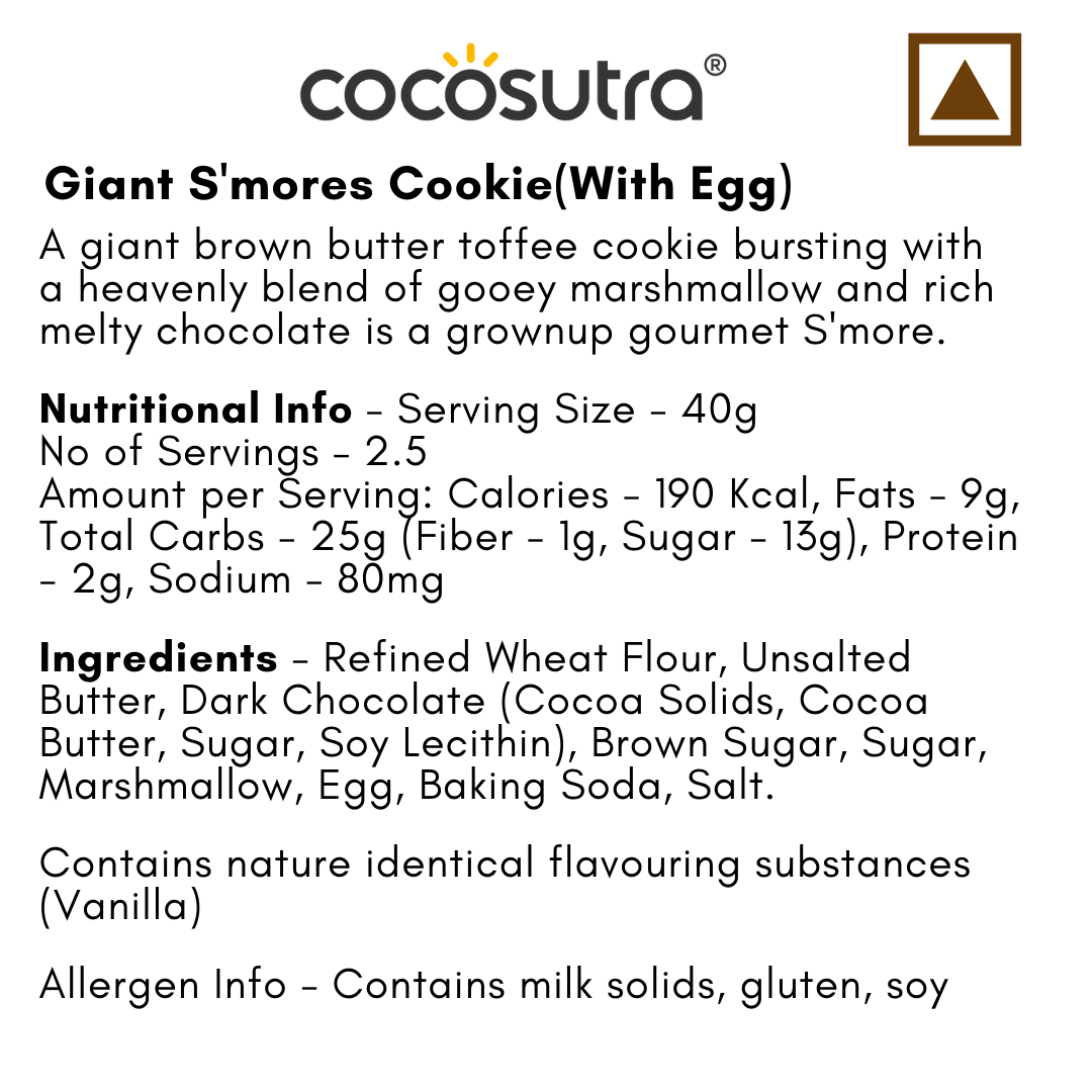 GIANT Gourmet Cookies – 100g each