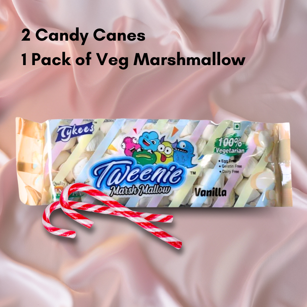 Diwali Delight 20 | ALL in ONE Drinking Chocolate Set | Box of 20 drinking chocolate with Marshmallow & Candy Cane, 600g