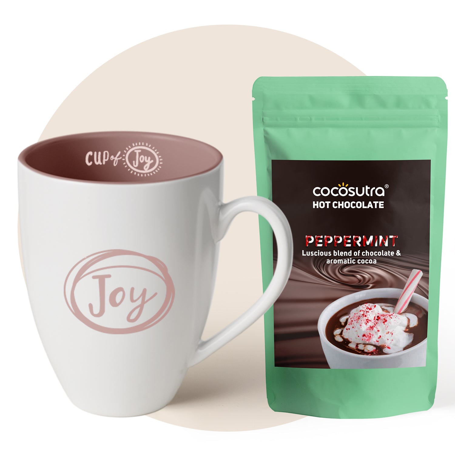 Cocosutra Hot Chocolate Hamper with Mug | Peppermint
