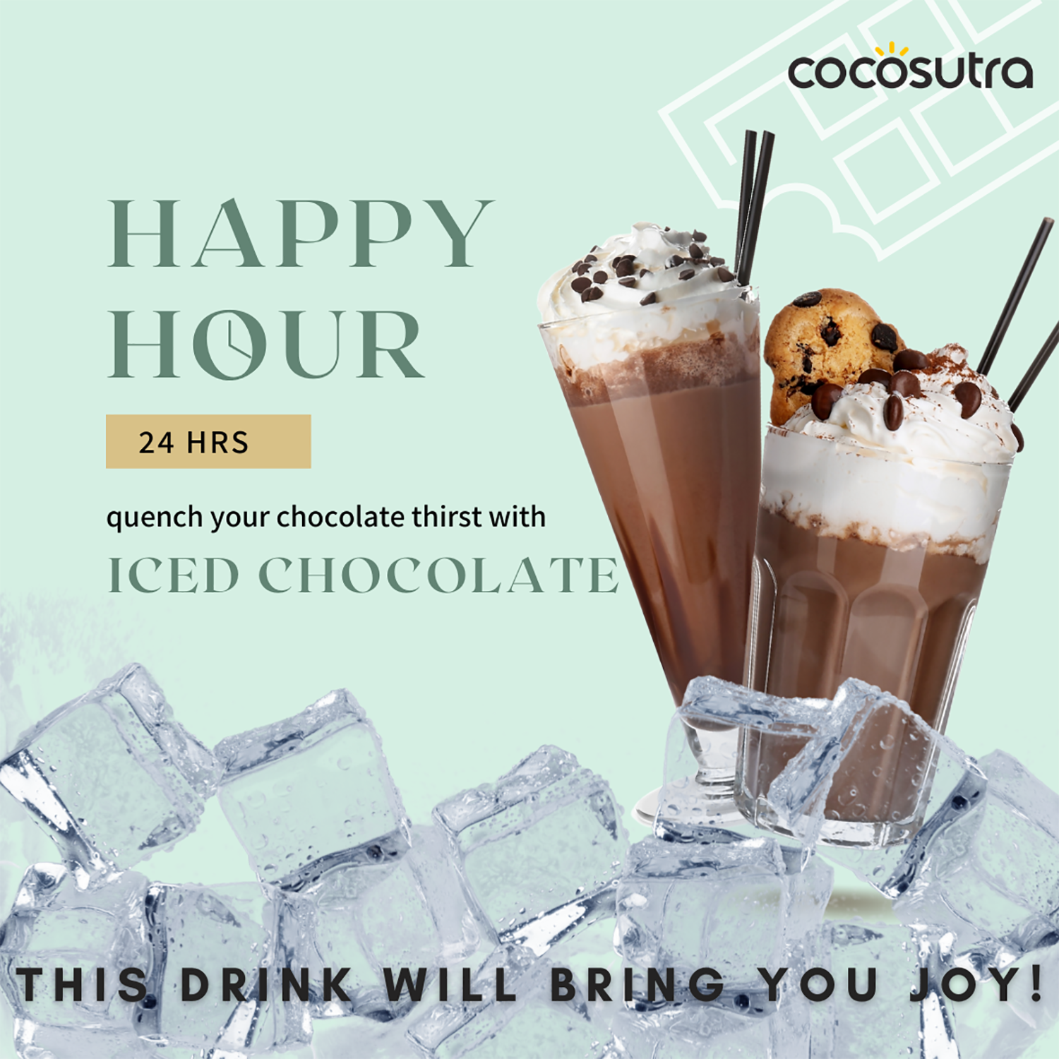 Sugar Free Drinking Chocolate Mix - Cocosutra - Summer Shakes