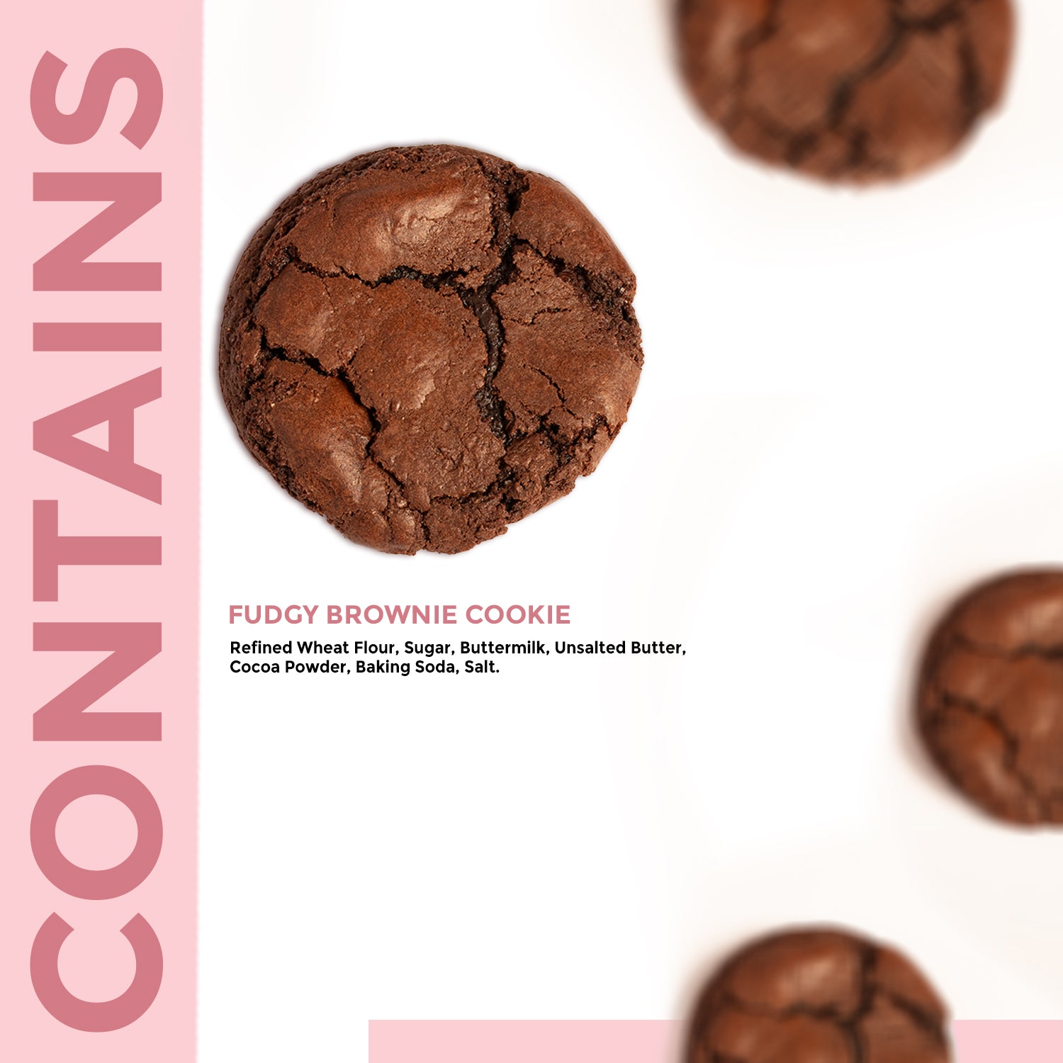 Cocosutra Fudgy Brownie Cookies - Freshly Baked - Eggless