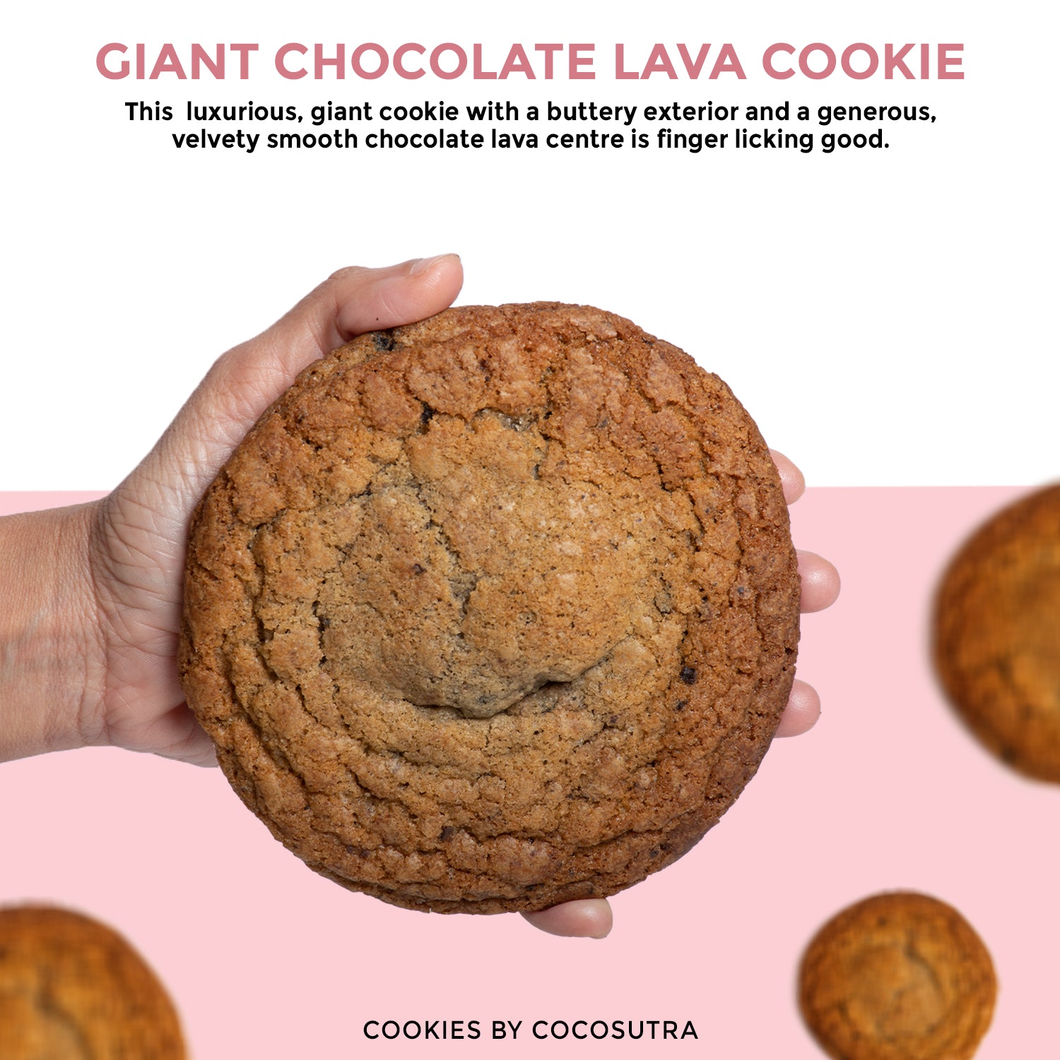 Cocosutra Giant Chocolate Lava Cookies